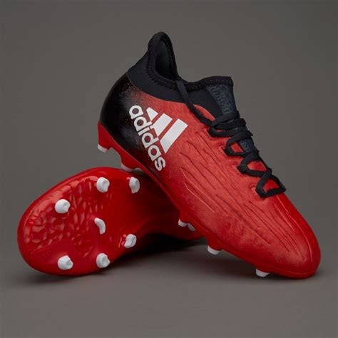 adidas X 16.1 FG Soccer Cleats (Red/White/Core Black)